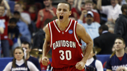 Stephen curry at davidson college